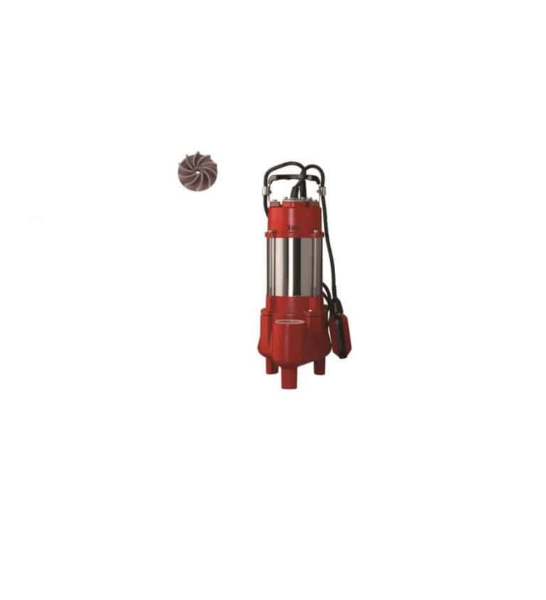 משאבה טבולה 1100W B.TECH ל"ד 300 גובה 12 סניקה