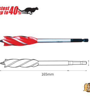 מקדח עץ ספירלי SPEED RED POWER B.Tech 0508742