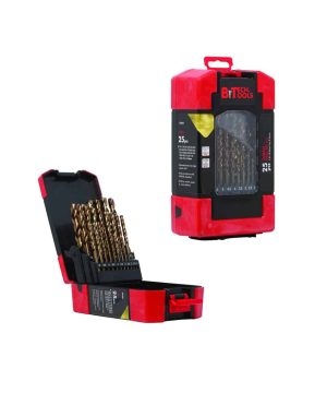 סט מקדחי M35 COBALT 8% (מידות כל 0.5) - 25 יח' B.tech 0504065