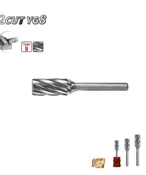 פצירת וידיה מסתובבת לאלומיניום 2CUT חיתוך כפול B.Tech 0508770