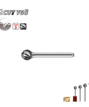 פצירת וידיה מסתובבת לאלומיניום 2CUT חיתוך כפול B.Tech 0508776