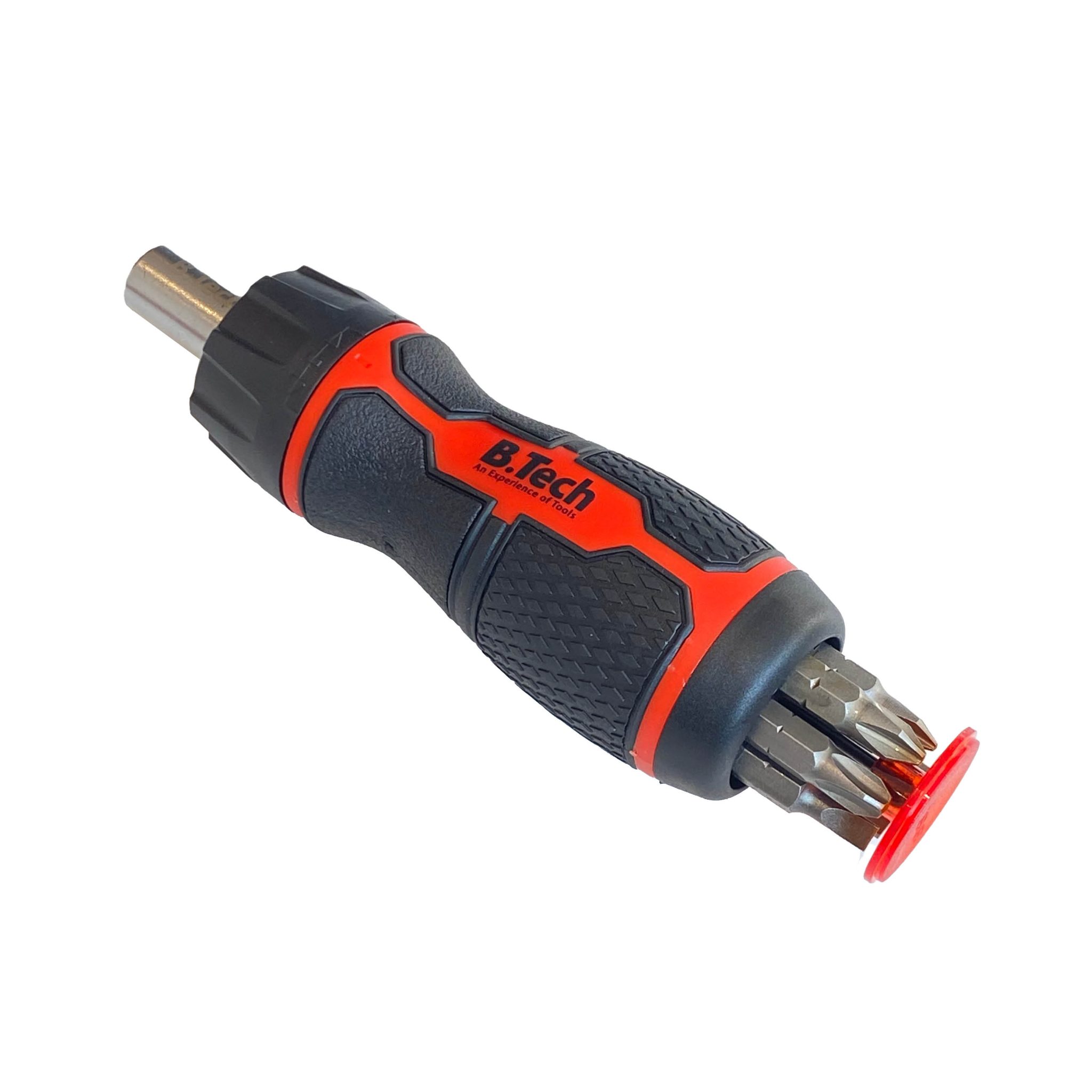 סט מברג רצ'ט פונקציונלי 7 חלקים B.Tech עם 6 ביטים מסוג Cr-V