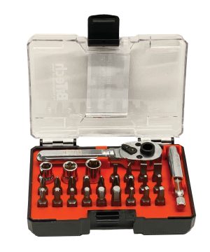 סט בוקסות וביטים 27 חלקים B.Tech פתוח עם מכסה שקוף