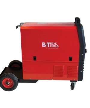 תמונת מוצר נוספת 5 של רתכת MIG/MAG Pulse TYPE 355 – תלת פאזית 350AH מבית B.Tech — רתכת תלת-פאזית אדומה על עגלה עם שני צגים אדומים מבית B.Tech בקטגוריית ריתוך וחיתוך אינוורטר. מק