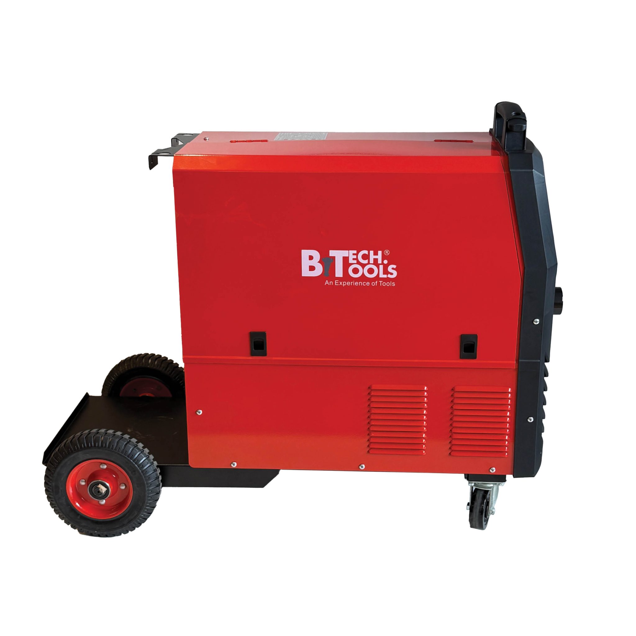 תמונת מוצר נוספת 5 של רתכת MIG/MAG Pulse TYPE 355 – תלת פאזית 350AH מבית B.Tech — רתכת תלת-פאזית אדומה על עגלה עם שני צגים אדומים מבית B.Tech בקטגוריית ריתוך וחיתוך אינוורטר. מק"ט 0500355.