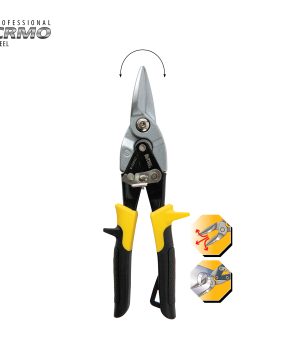 תמונת מוצר נוספת 2 של מספרי פח - סגירה ופתיחה ביד אחד 8 אינץ' — סט 3 מספרי פח עם תפסים אדום, צהוב, ירוק מבית B.Tech בקטגוריית מספרי פח וכלי חיתוך ותפיסה. מק