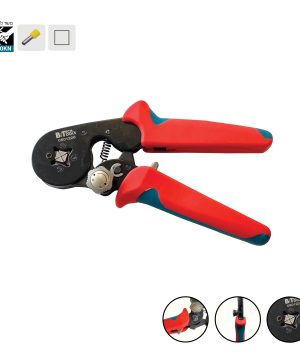 פלייר Snap-Ring חיצוני של B.Tech — לסתות פלדה שחורות עם פינים אנכיים בקצה לטבעות חיצוניות, גוף עם תווית BTECH TOOLS 0500225 וקפיץ הזנה כסוף, וידיות אדומות מקצרות. שרטוטים טכניים בתחתית מציגים מידות 40/32 ו-9.5 מ"מ. תקריבים מציגים את הראש מקרוב. מתאים למוסכים. מק"ט 0501226.