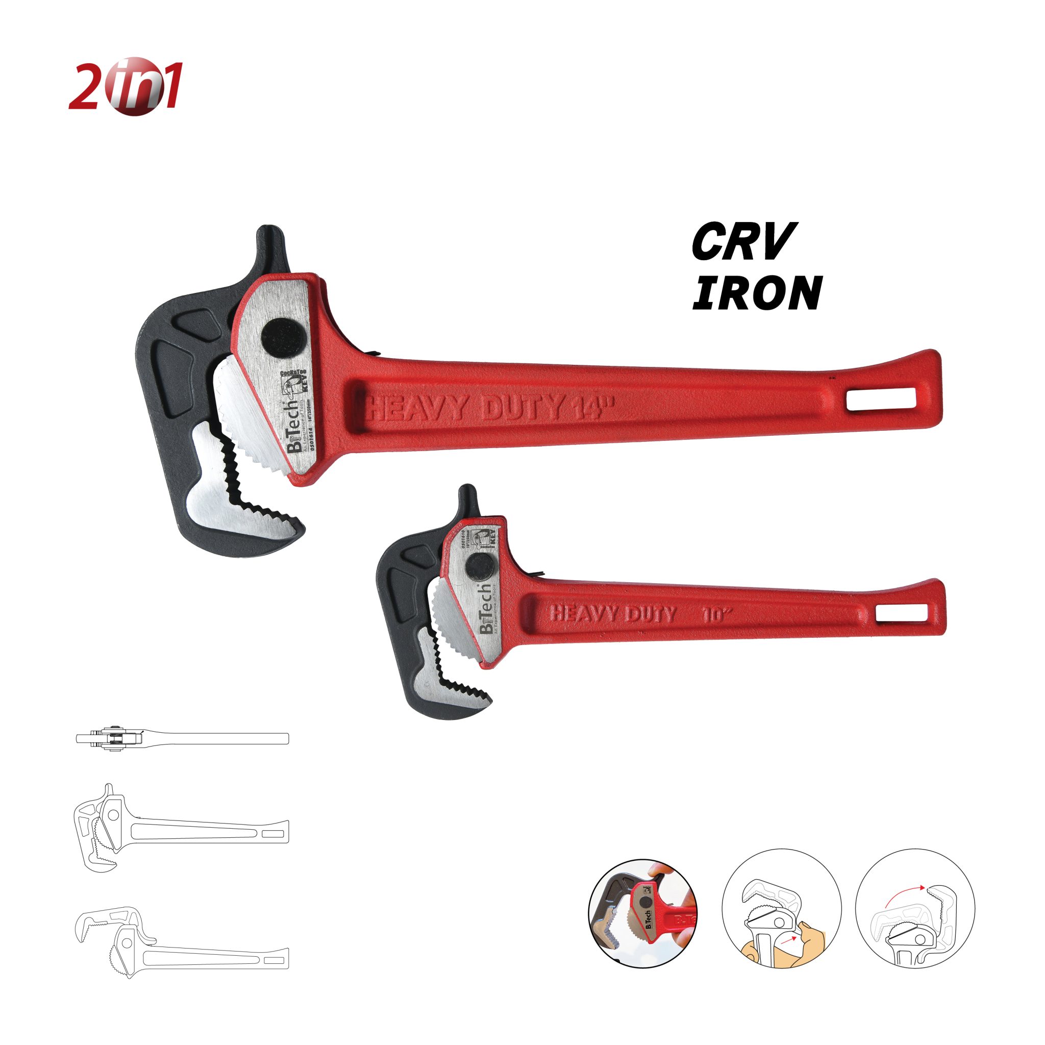 מפתח קקדו IRON 2IN1