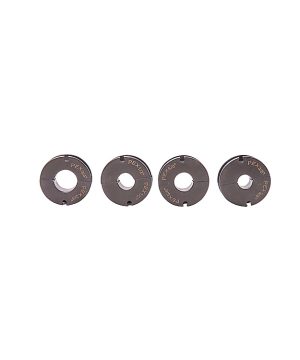 תמונת מוצר נוספת 1 של סט לסתות U ללוחץ צנרת 16–32 B.Tech — ארבע לסתות U שחורות PEX במידות שונות מבית B.Tech בקטגוריית כלים נטענים, לחיצה, כיפוף וחיתוך. מק