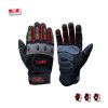 כפפות עבודה Heavy Duty של B.Tech — שתי כפפות אחת קדימה ואחת אחורית. החזית: שכבת גומי שחורה עם פדים אדומים-כתומים על אצבעות, גב מרופד אפור-שחור עם תווית BTECH TOOLS אדומה. הגב: בד שחור-אפור עם תפרים לבנים בולטים ופד אצבע אגודל אדום. סמלי גדלים L/XL/XXL בפינה. סמל HD HEAVY DUTY בפינה. מק"ט 0502773.