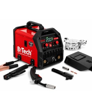 רתכת אינוורטר Type360 FLUXWAVE 200A · MIG+MMA+TIG · 0500360 | B.Tech – תצוגה 2