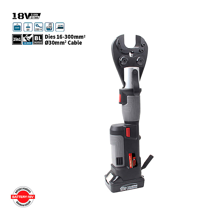 לסתות חותך + לוחץ ללוחץ הנטען 0501292 · B.Tech | מק"ט JAWS-0501292 — זווית 2