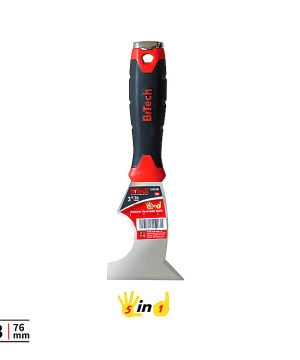 מגרדת נירוסטה רב תכלית 5 ב-1 דפיקה דו קומפוננטי | B.Tech | מק