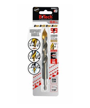 אריזת מקדח 919 IMPACT B.Tech — One Drill One Hole