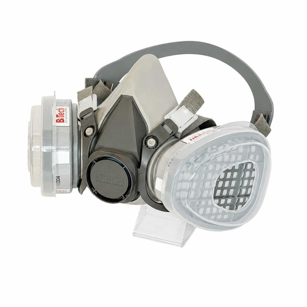 ערכת מסכת חצי פנים דו-מסננת EN 140/14387 B.Tech P9