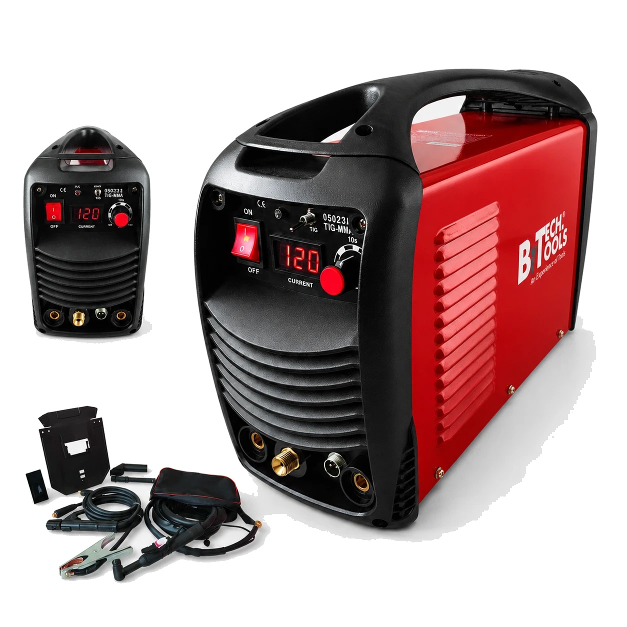 רתכת אינוורטר 200AH TIG/MMA + אביזרים B.Tech
