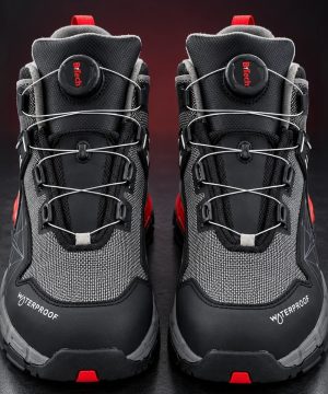 זוג נעלי עבודה PROTECTOES אפורות, מבט מלפנים