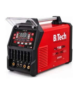 רתכת אינוורטר ALTIGON 365 של B.Tech — מבט באלכסון על רקע לבן