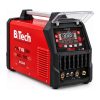 רתכת אינוורטר ALTIGON 365 של B.Tech — TIG AC/DC PULSE 250A + MMA, מבט באלכסון עם המכסה השקוף פתוח